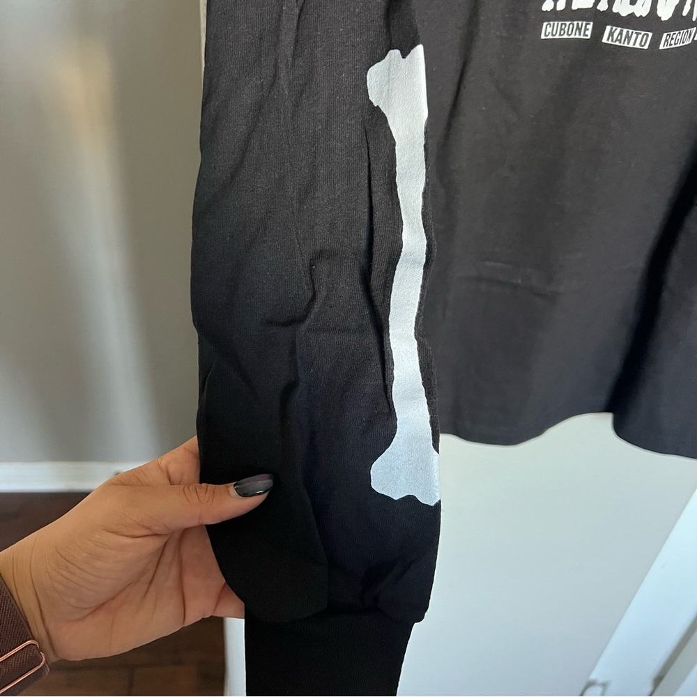 The Hundreds x Pokemon Cubone Black Long Sleeve with White Graphic - Picture 5 of 6